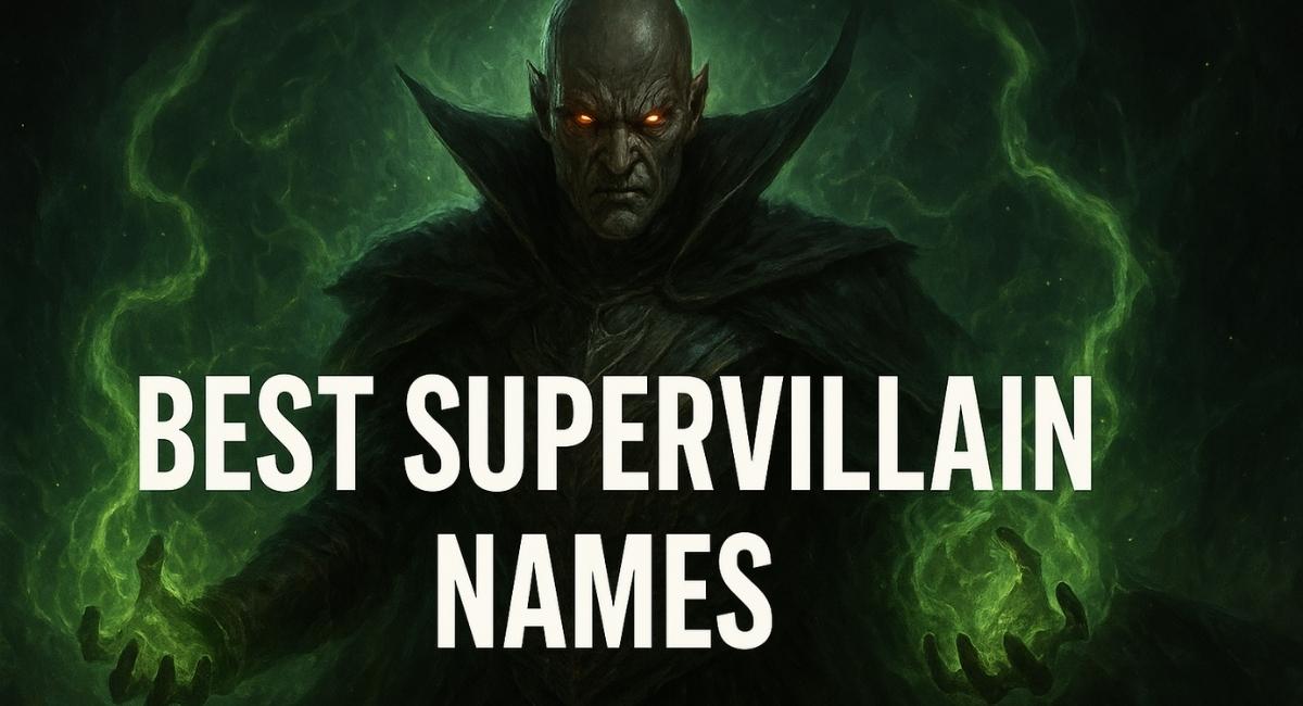 1000 Best Supervillain Names 2025 | Cool, Funny & Unique Villain Name Ideas
