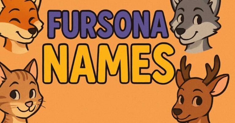 200+ Fursona Names: Unique, Cute, Cool & Funny Ideas for Every Furry Character