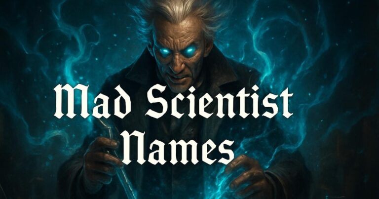 600+ Mad Scientist Names List | Evil, Funny & Unique Ideas