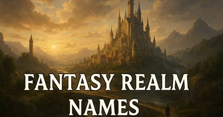 700+ Best Fantasy Realm Names, Mythical & Good Minecraft Realm Names Guide Ideas