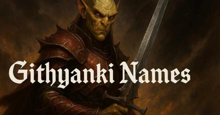 750+ Githyanki Names: Male, Female & Unique Names With Meanings for Characters