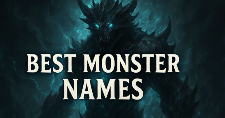 850+ Best Monster Names: Cute, Scary, Funny, Cool & Unique Ideas for All with Meaning