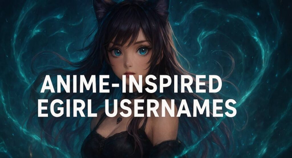 Anime-Inspired Egirl Usernames