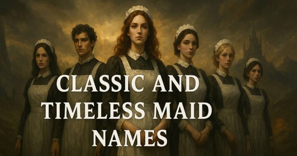 Classic And Timeless Maid Names