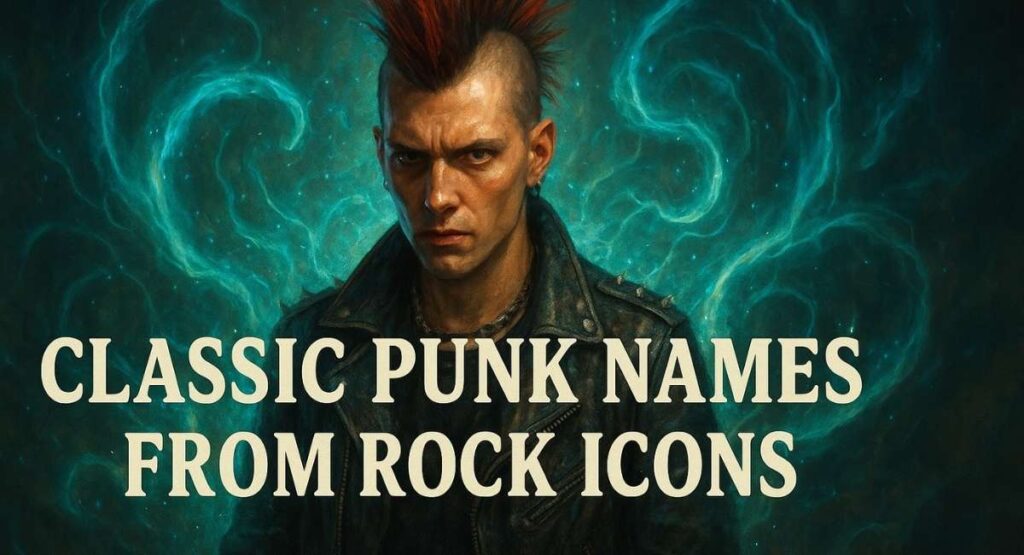 Classic Punk Names From Rock Icons