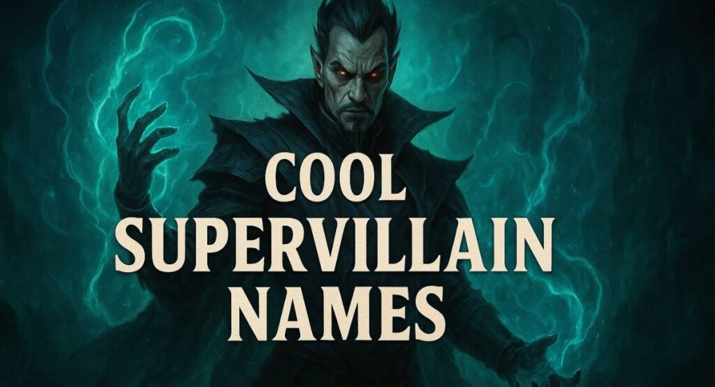 Cool Supervillain Names