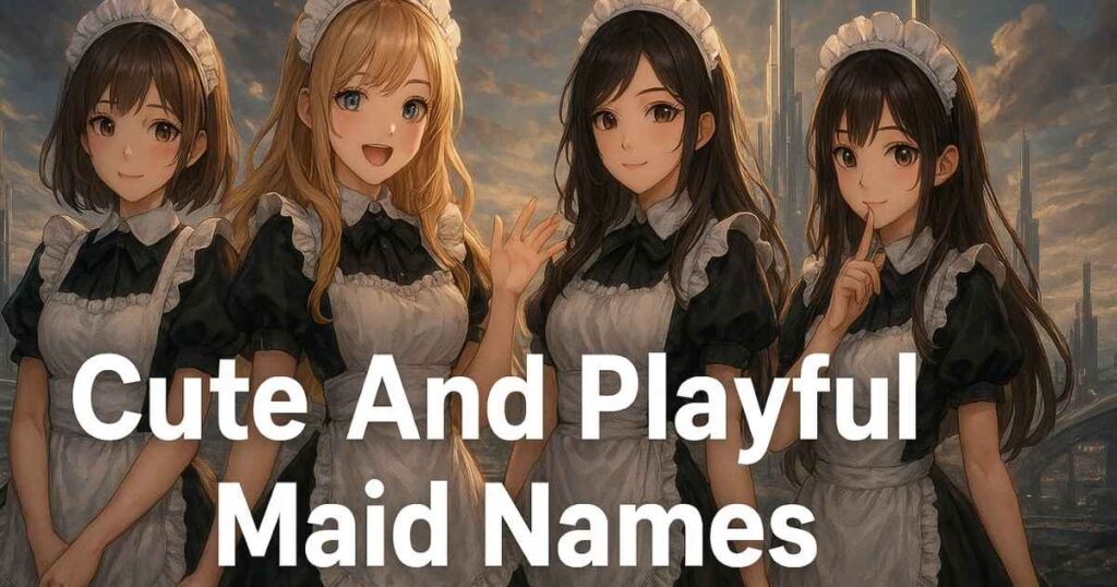 Cute And Playful Maid Names
