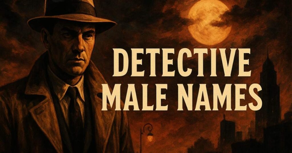 Detective Male Names