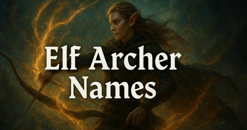 Elf Archer Names