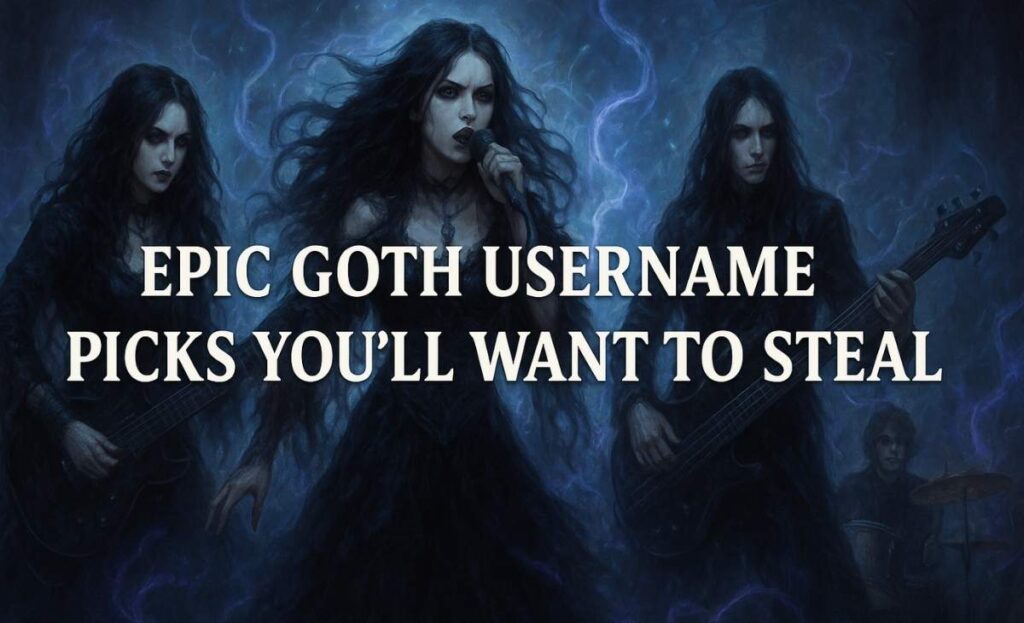 Epic Goth Username Picks You’ll Want to Steal