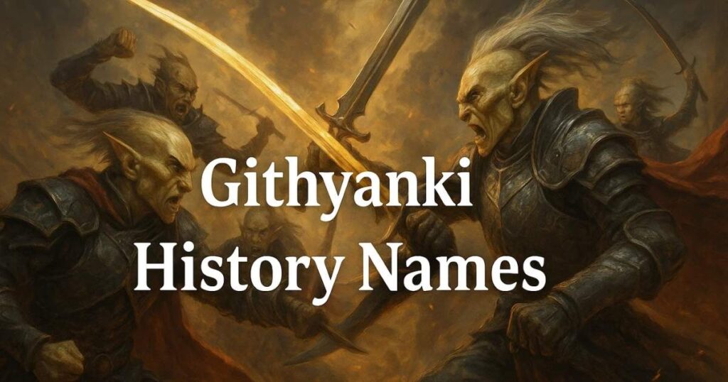 Githyanki History Names