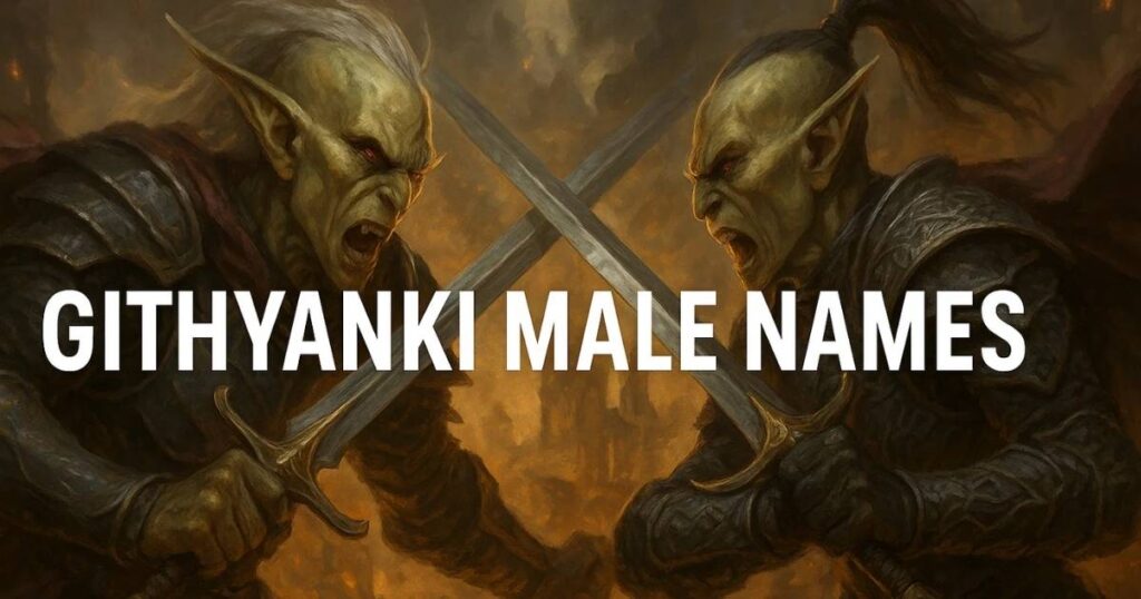 Githyanki Male Names