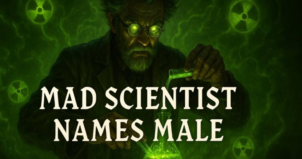Mad Scientist Names Male
