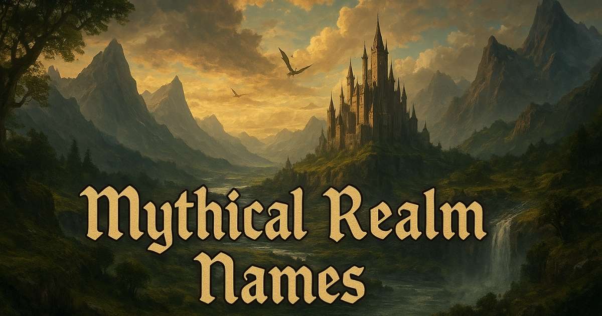 700+ Best Fantasy Realm Names, Mythical & Good Minecraft Realm Names