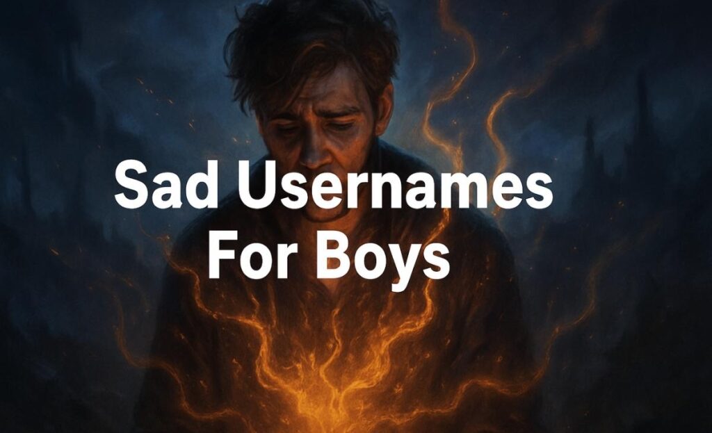 Sad Usernames For Boys
