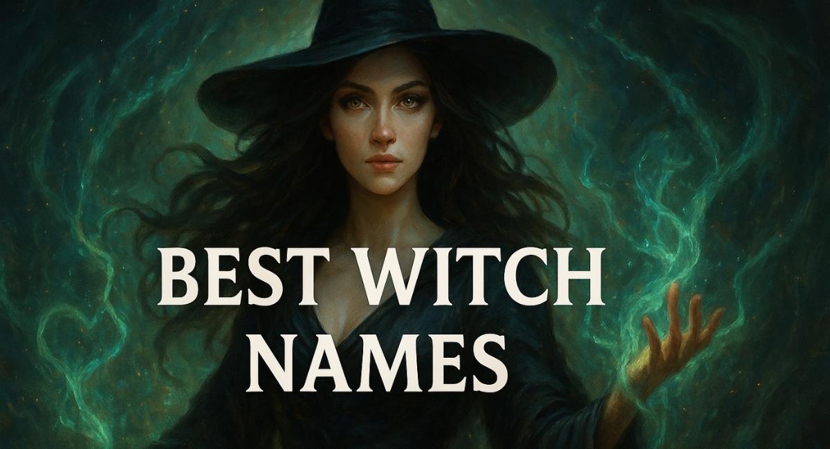 700+ Best Witch Names: Powerful, Evil, Good & Fantasy Witch Name Ideas