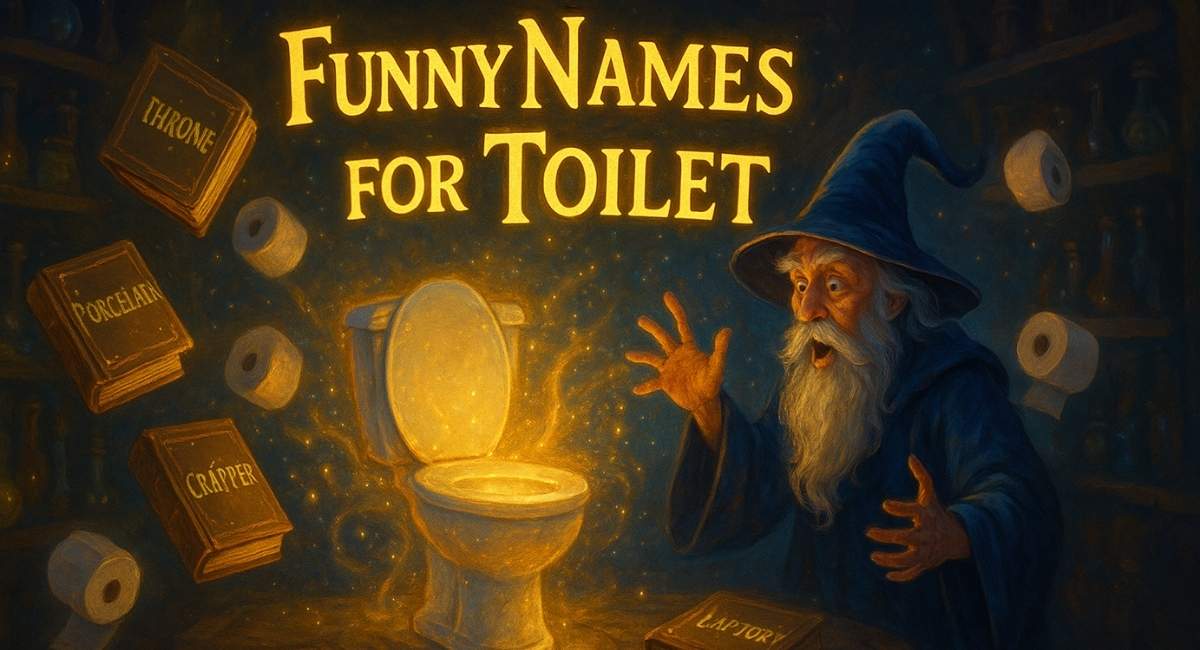 750+ Funny Names for Toilet: Best Toilet Names, Nicknames & Toilet Nicknames List