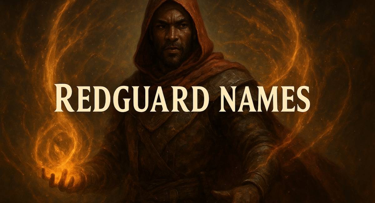 900+ Redguard Names: Skyrim, Female, and Elder Scrolls Names for Characters & NPCs