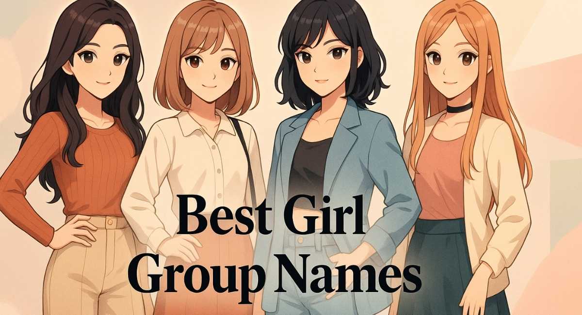Best Girl Group Names Ideas: Unique, Cute, Funny & Stylish Names for Girls