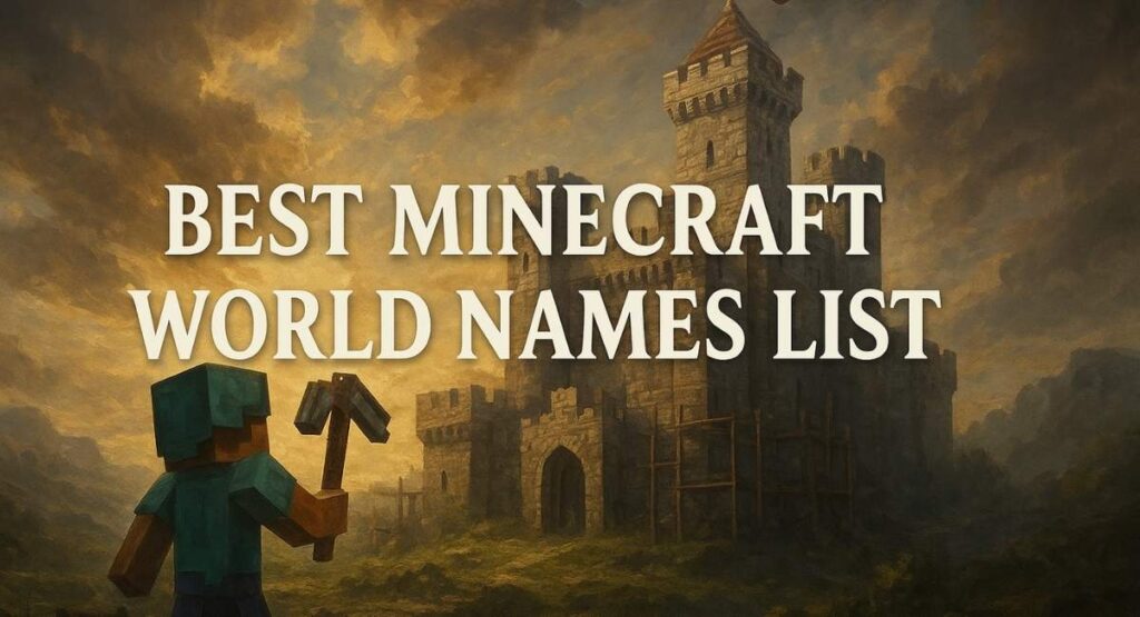 Best Minecraft World Names List