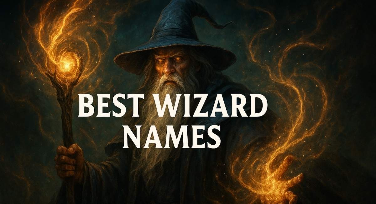 Best Wizard Names: Old, Fantasy, Male, DnD & Unique Magical Names