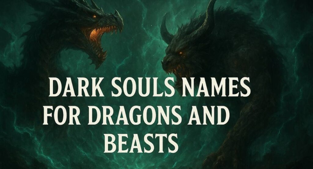 Dark Souls Names For Dragons And Beasts