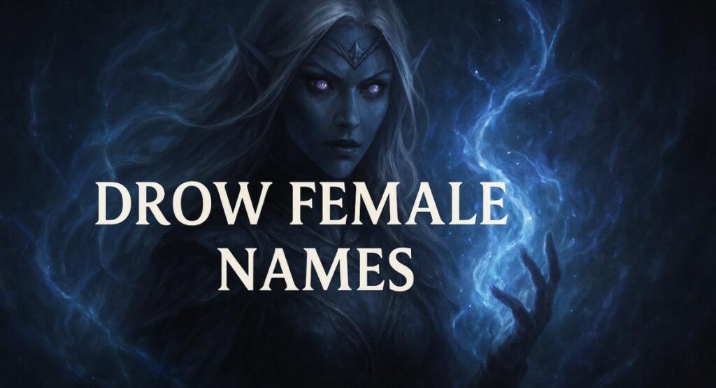 Drow Female Names