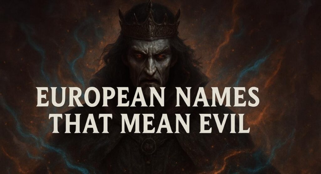 European Names That Mean Evil