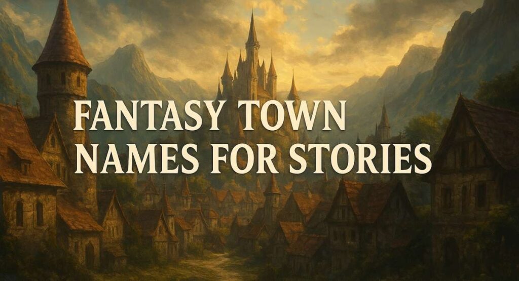 Fantasy Town Names For Stories