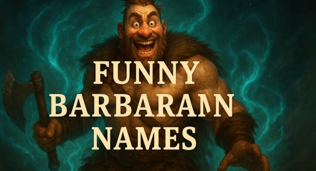 Funny Barbarian Names