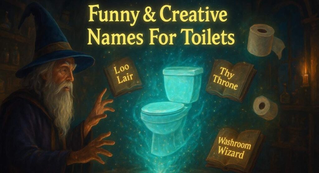 Funny & Creative Names For Toilets