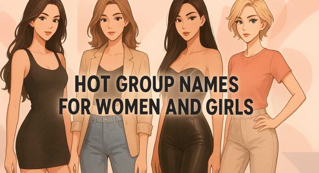 Hot Group Names For Women And Girls