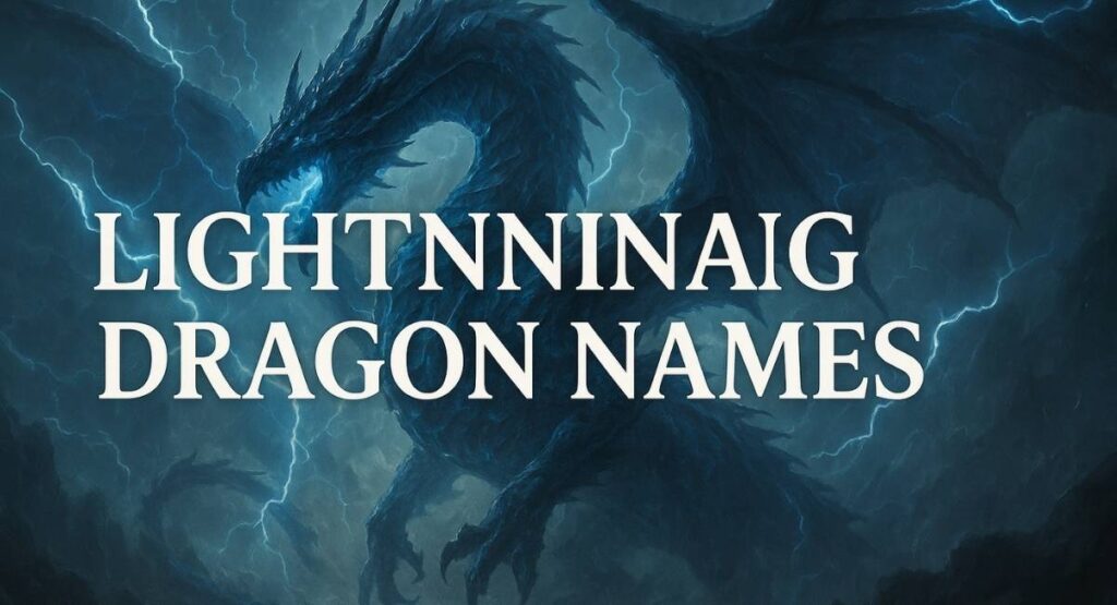 Lightning Dragon Names