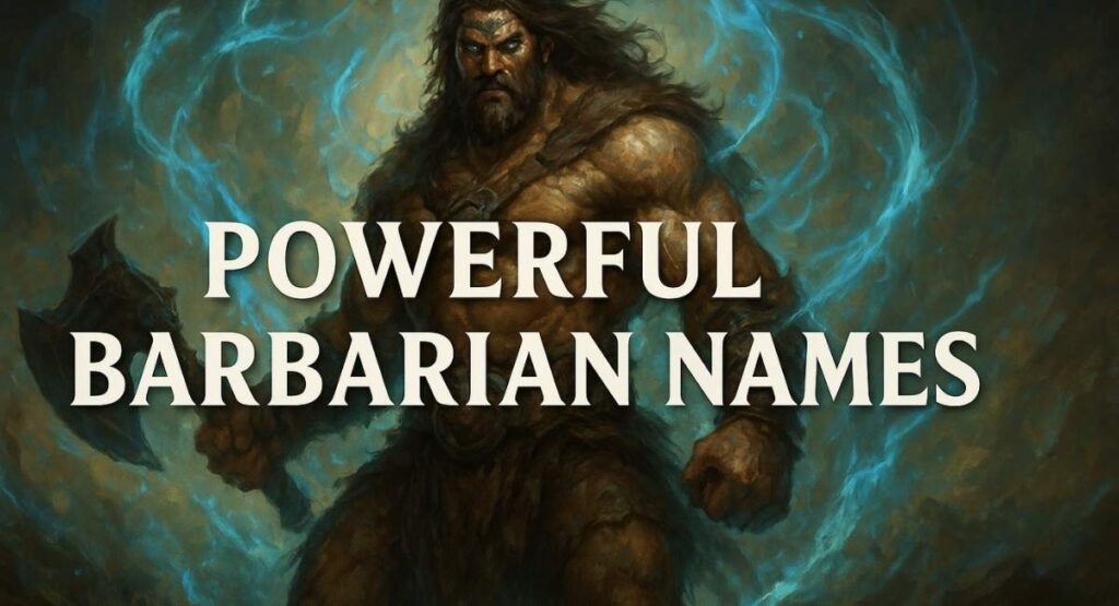 Powerful Barbarian Names
