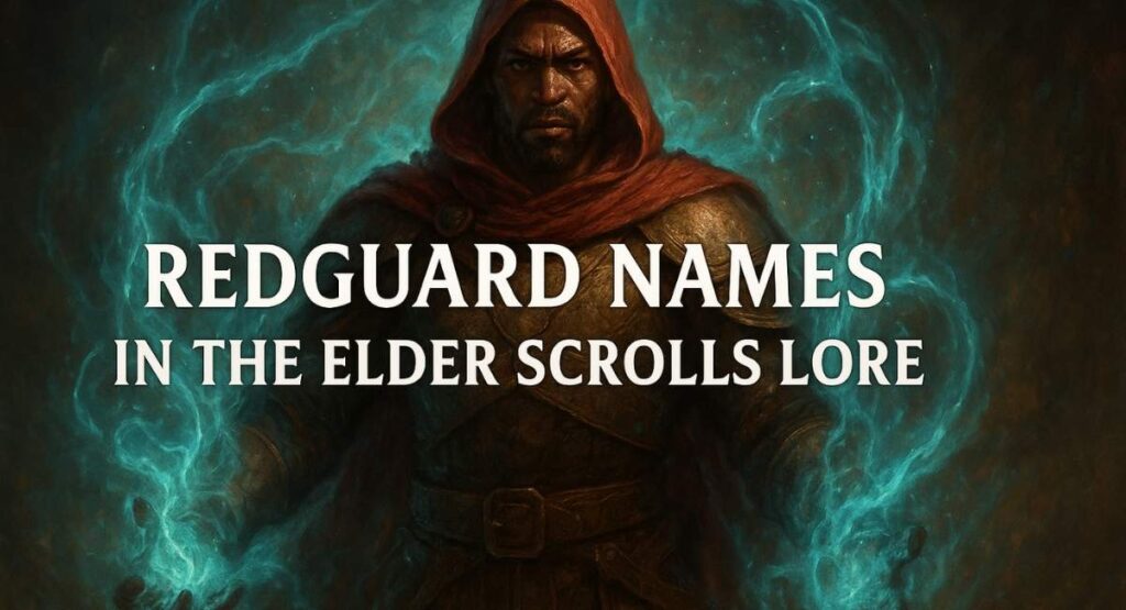 Redguard Names In The Elder Scrolls Lore