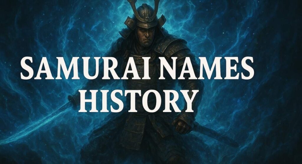 Samurai Names History