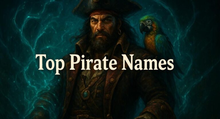 Top Pirate Names 2025: Male, Female, Funny, Captain & Creative Name Ideas