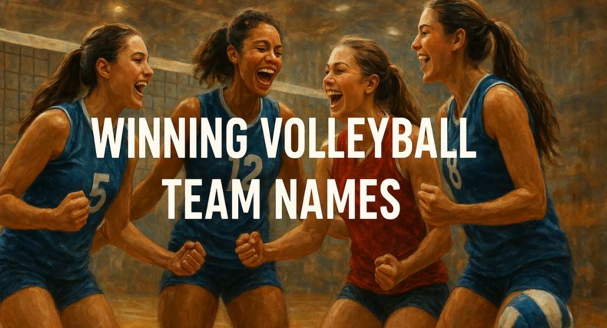 1200+ Winning Volleyball Team Names: Best Creative, Funny, Cool & Unique Ideas
