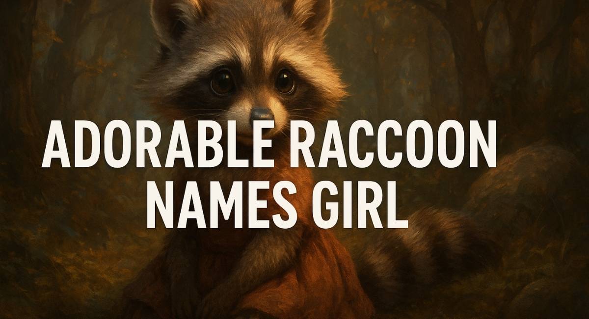 500+ Adorable Raccoon Names Girl: Cute, Funny & Unique Ideas You Must Try