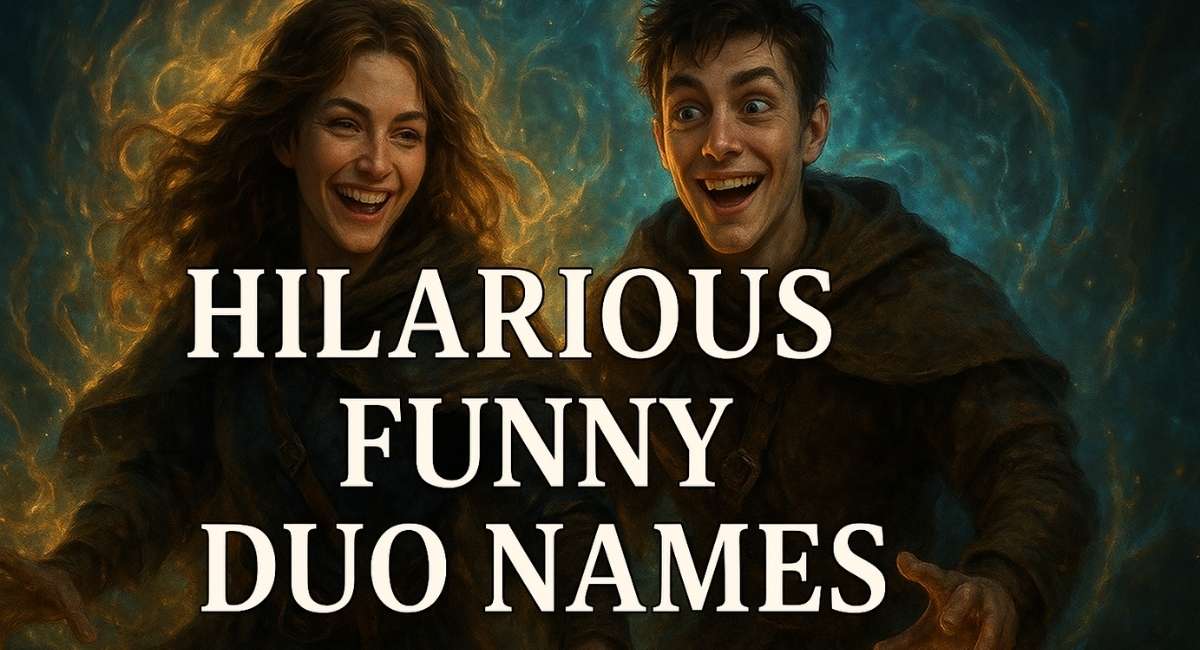 500+ Hilarious Funny Duo Names for Friends, Couples, Gamers & Teams