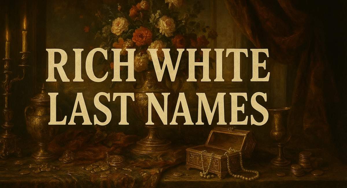 500+ Rich White Last Names: Famous, Powerful, and Influential Family Surnames