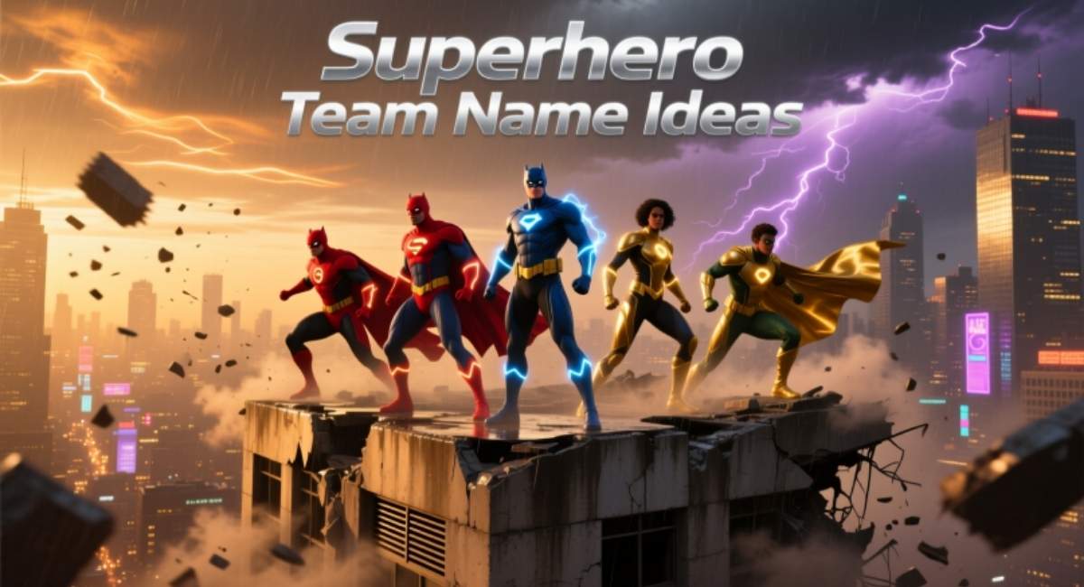 500+ Superhero Team Name Ideas That Are Creative, Powerful, and Fun for Any Team