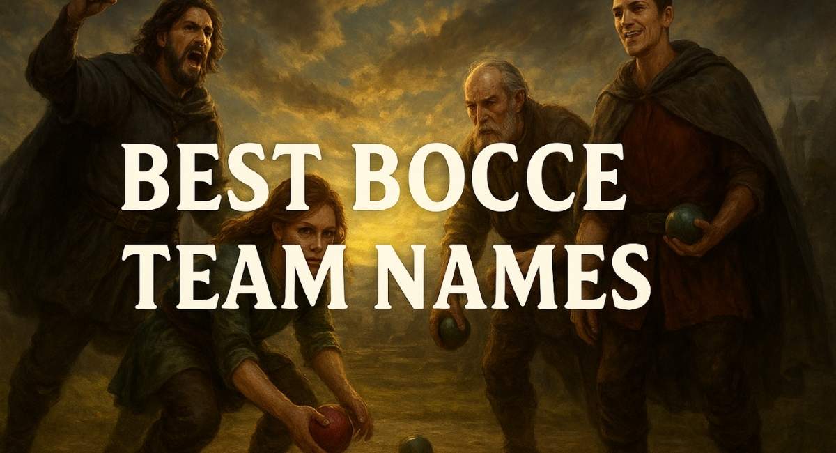 750+ Best Bocce Team Names: Fun, Creative & Memorable Ideas for Teams