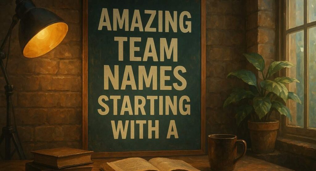 Amazing Team Names Starting with A