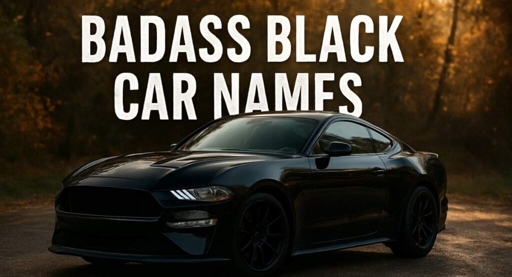 Badass Black Car Names