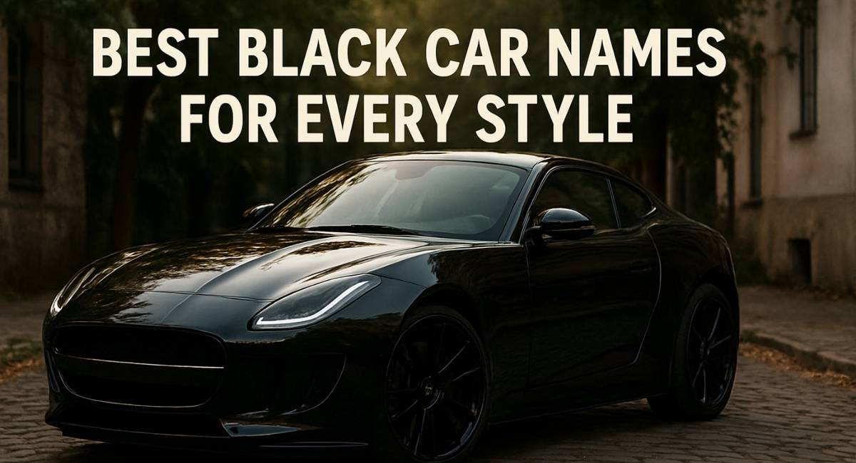 Best Black Car Names for Every Style – Top Strong, Cool, and Unique Ideas