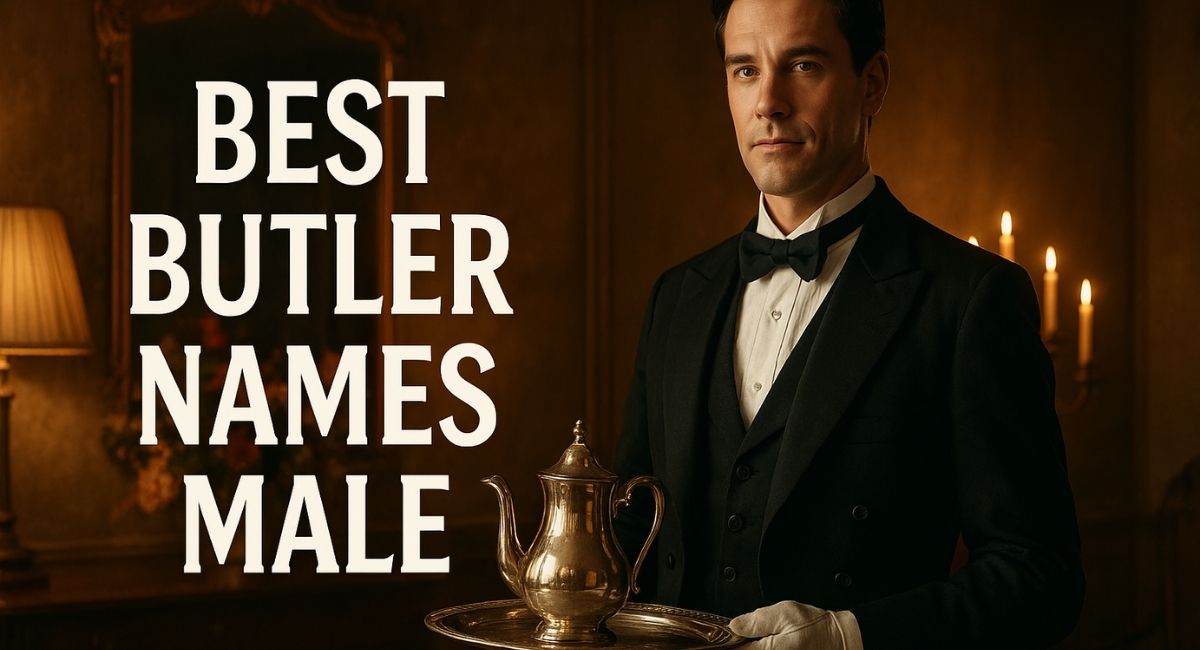 Best Butler Names Male: Classic, Unique & Elegant Names for Fiction, Pets & More