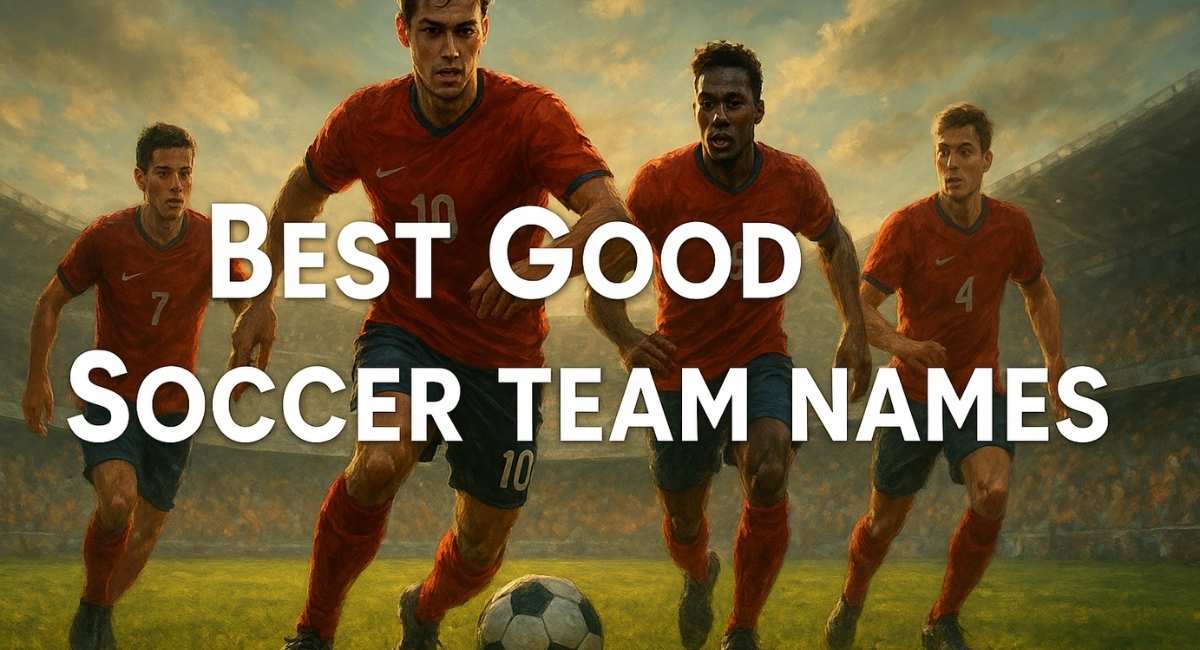 Best Good Soccer Team Names: Creative, Funny & Unique Ideas for Teams