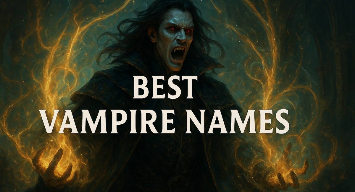 Best Vampire Names: Cool, Unique, and Powerful Ideas for Boys and Girls