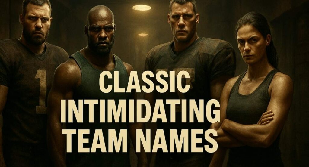 Classic Intimidating Team Names